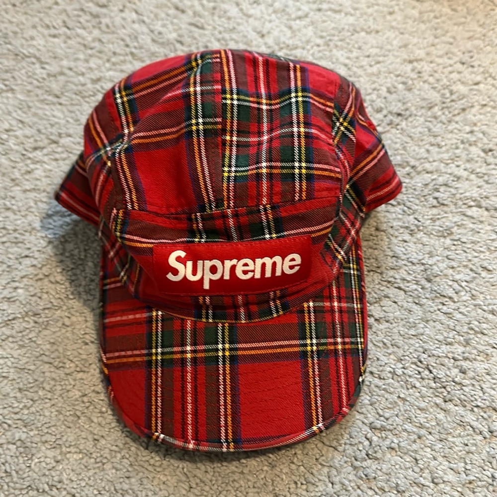 Supreme Plaid Hat